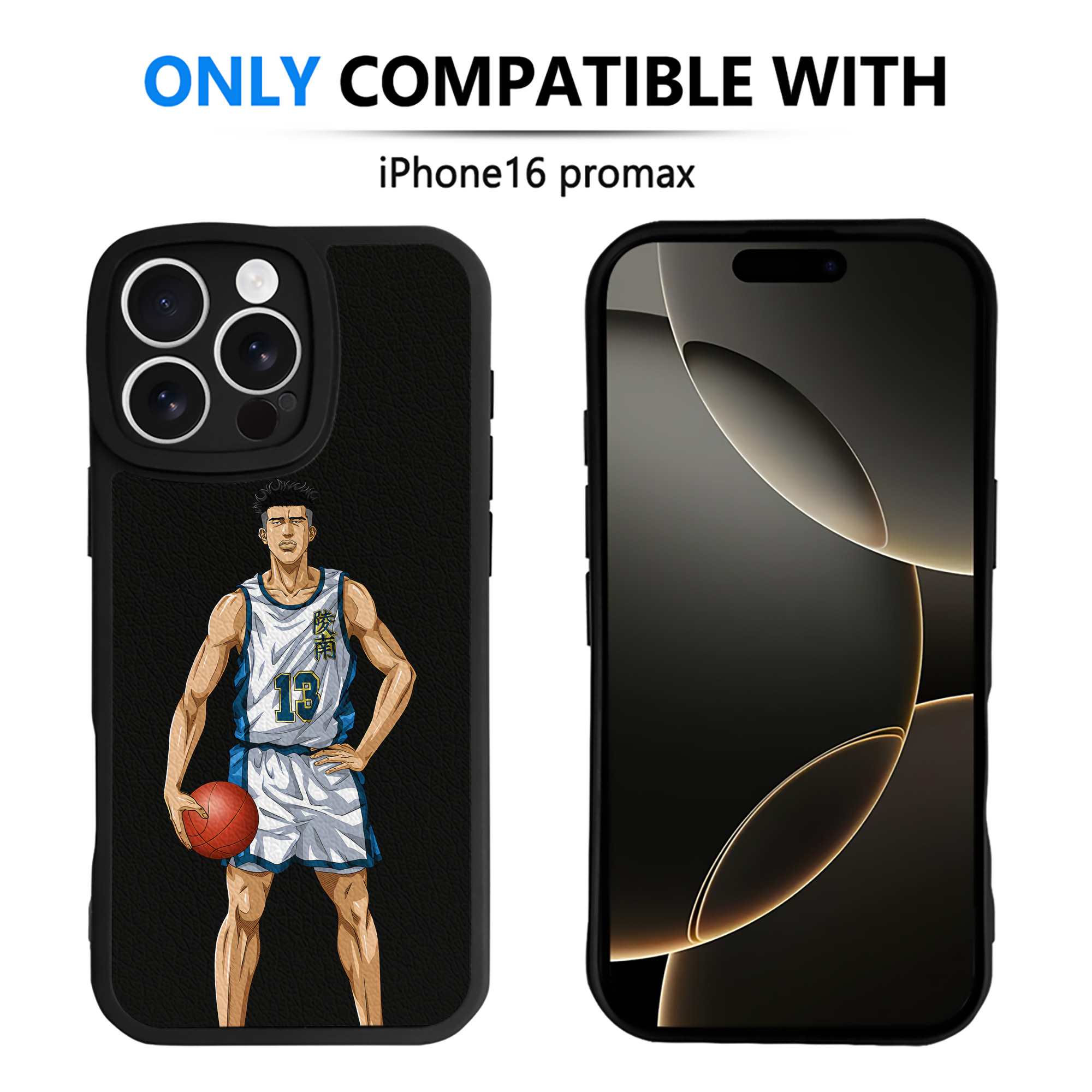 （画像用） SLAM DUNK／スラムダンク 【iPhone 16シリーズ対応】シリコンスマホケース（レザー調） 材質：シリコン